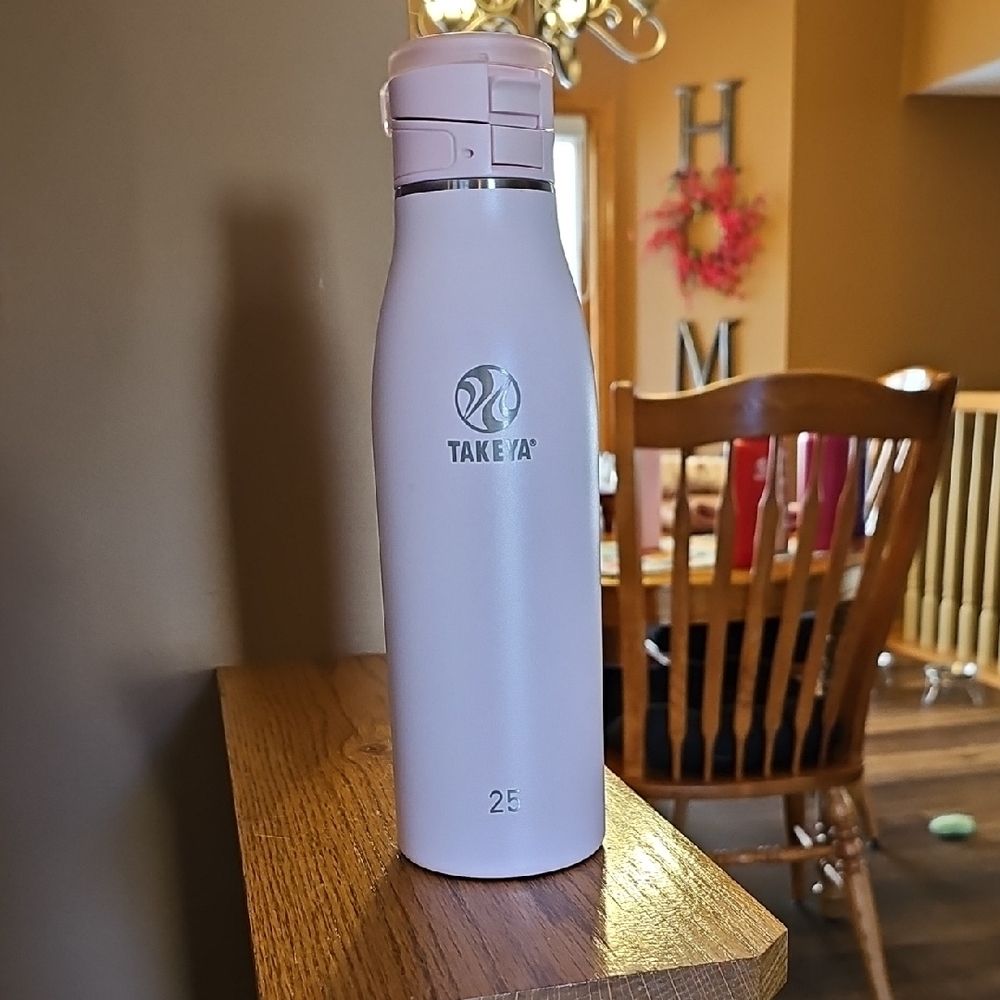 Takeya Pink Water Bottle
